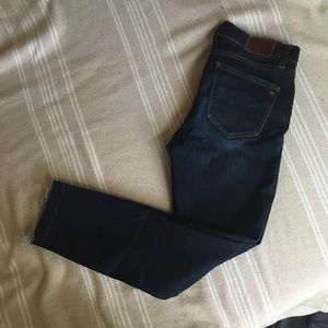 Madewell Skinny Skinny Crop in midnight haze